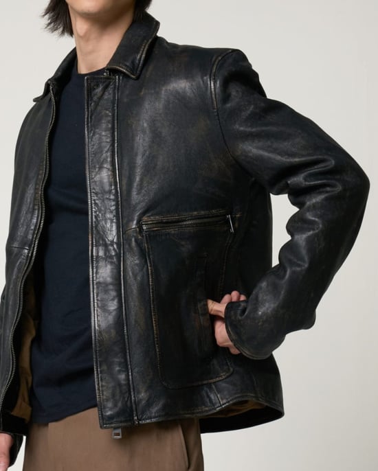 Real Leather Jacket - Image 2