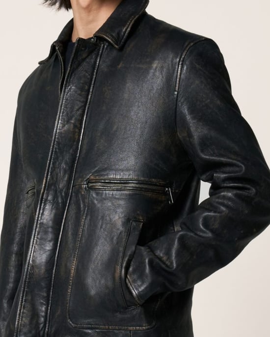 Real Leather Jacket - Image 3