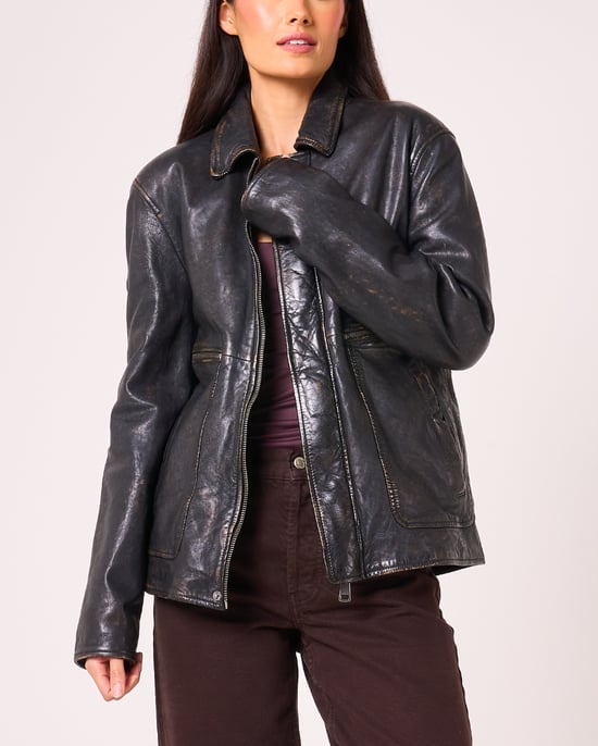 Real Leather Jacket - Image 1