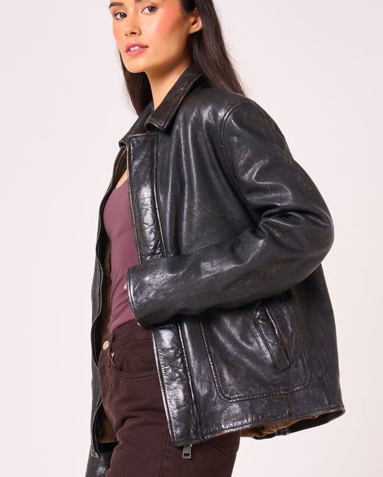 Real Leather Jacket - Image 4