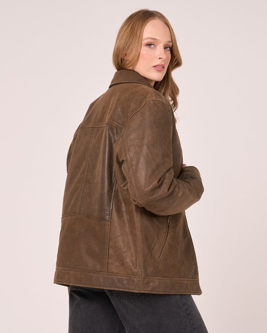 Real Leather Jacket - Image 5