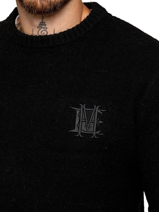 Enzo Milano | Mens Crew Neck Wool Jumper - Image 2