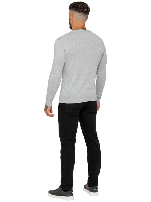 Enzo Milano | Mens Cable Knit Jumper - Image 5