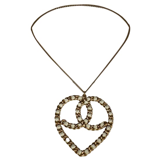 Chanel Intertwined Heart Shaped Necklace in Gold Metal - Image 1