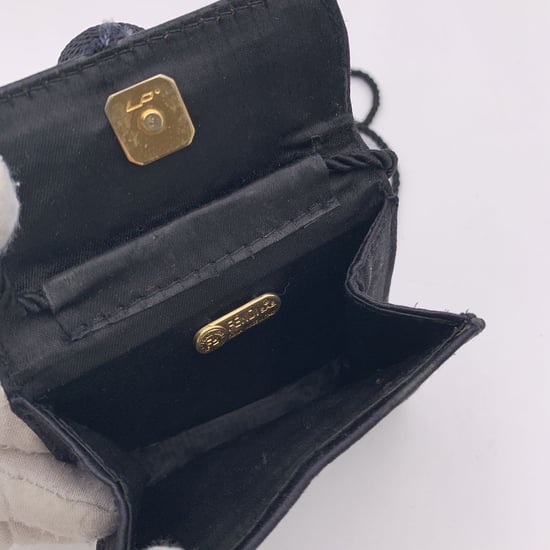 Fendi Vintage Cloth Crossbody Bag Minaudiere - Image 3