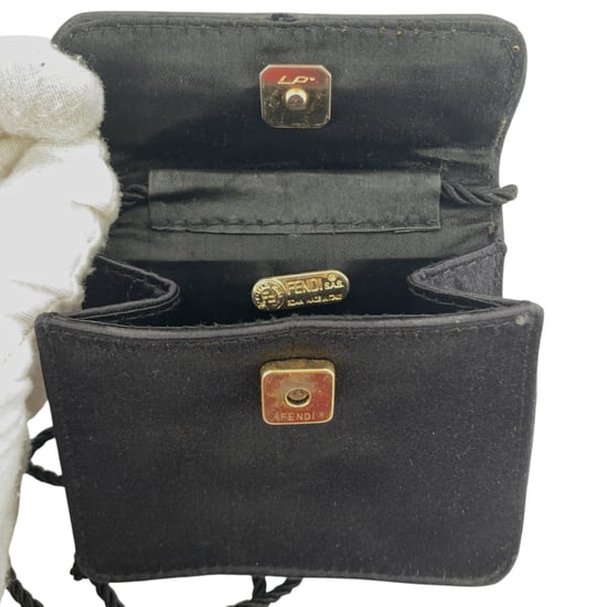 Fendi Vintage Cloth Crossbody Bag Minaudiere - Image 5