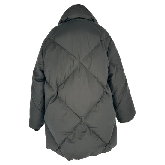 Burberry Diamond Quilted Coat in Black Cotton - Image 3