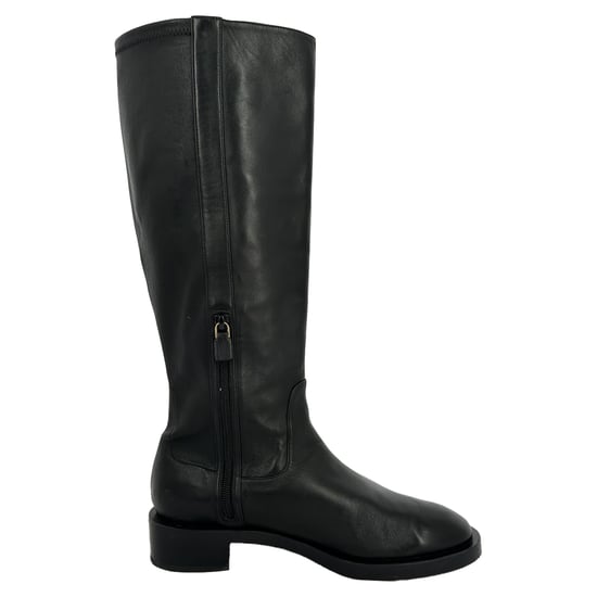 Stuart Weitzman Knee-High Boots in Black Leather - Image 1