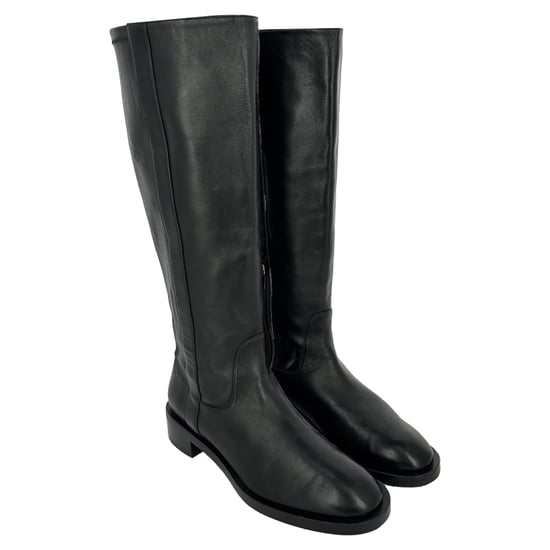 Stuart Weitzman Knee-High Boots in Black Leather - Image 2