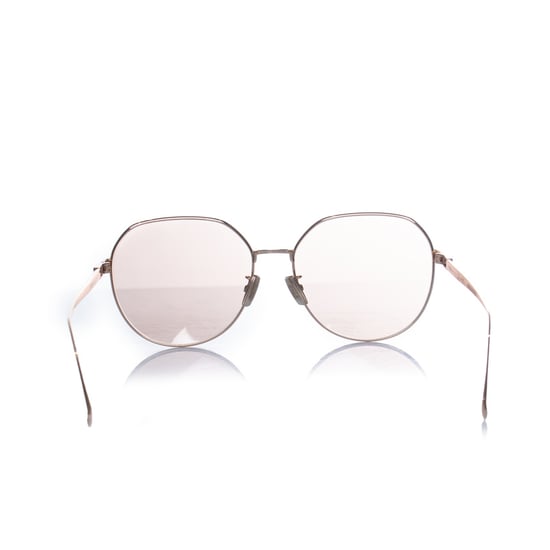 Fendi, FF oversized mirrored sunglasses in rose - Image 5