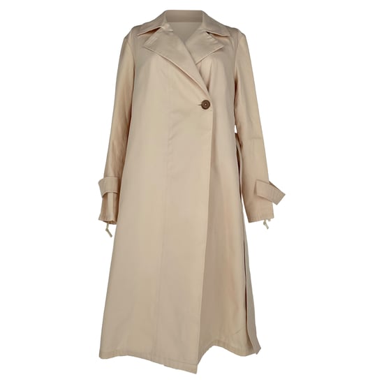 Jil Sander Belted Trench Coat in Beige Cotton - Image 2