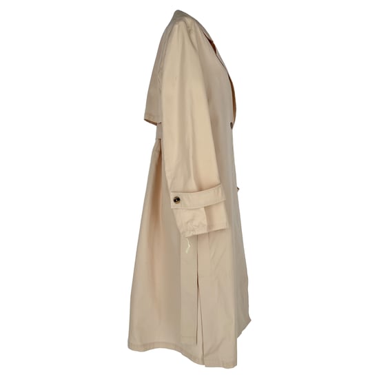 Jil Sander Belted Trench Coat in Beige Cotton - Image 3