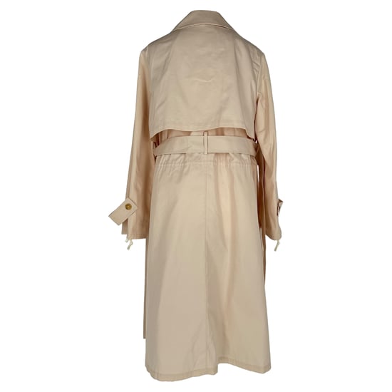 Jil Sander Belted Trench Coat in Beige Cotton - Image 4