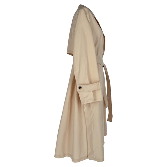 Jil Sander Belted Trench Coat in Beige Cotton - Image 5
