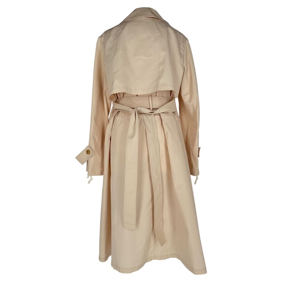 Jil Sander Belted Trench Coat in Beige Cotton - Image 6
