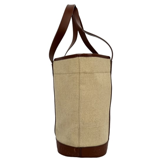 A.P.C. Hélène shoppingväska i beige jutecanvas - Image 3
