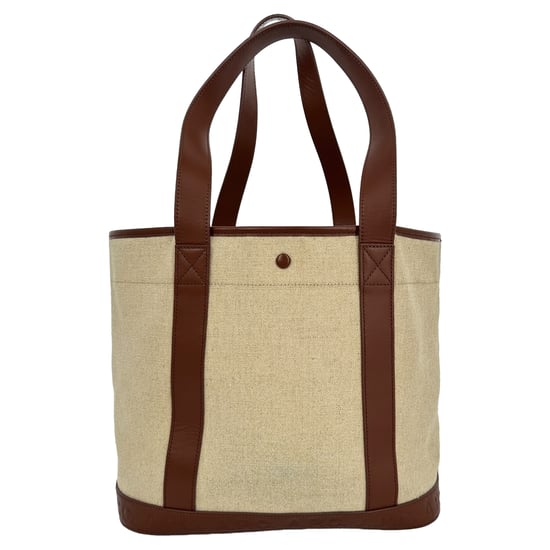 A.P.C. Hélène shoppingväska i beige jutecanvas - Image 4