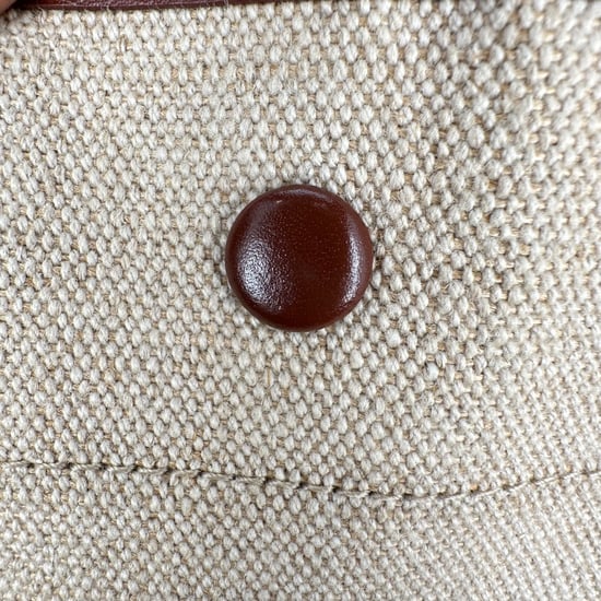 A.P.C. Hélène shoppingväska i beige jutecanvas - Image 5