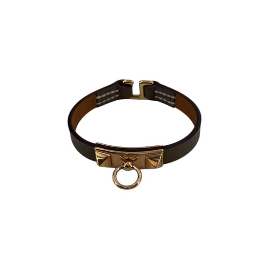 Hermes Leather Bracelet Rivale Mini - Image 1
