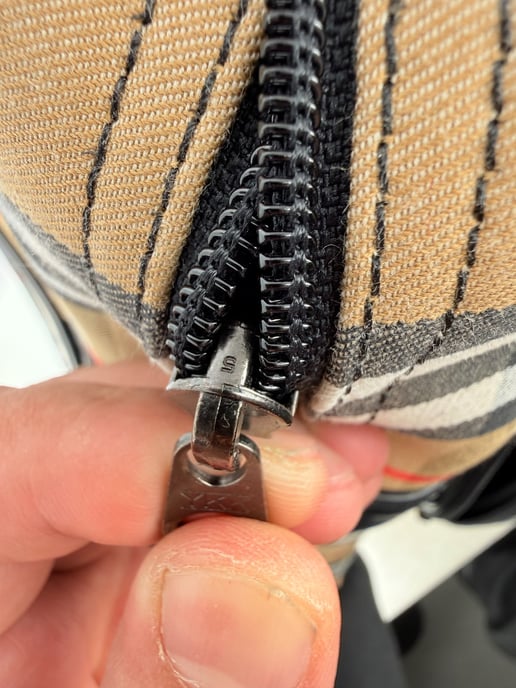 Burberry Nova Check Tennis Bag in Beige Canvas - Image 2