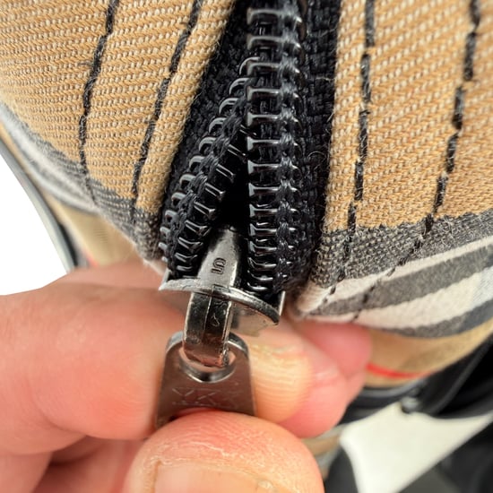 Burberry Nova Check Tennis Bag in Beige Canvas - Image 4