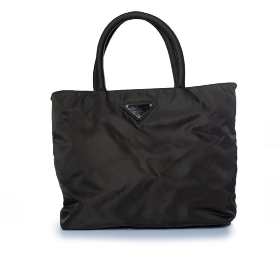 Prada, vintage nylon mörkgrön miniväska - Image 1