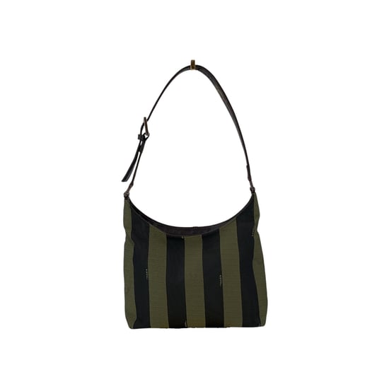 Fendi Vintage Cloth Shoulder Bag Pequin - Image 1