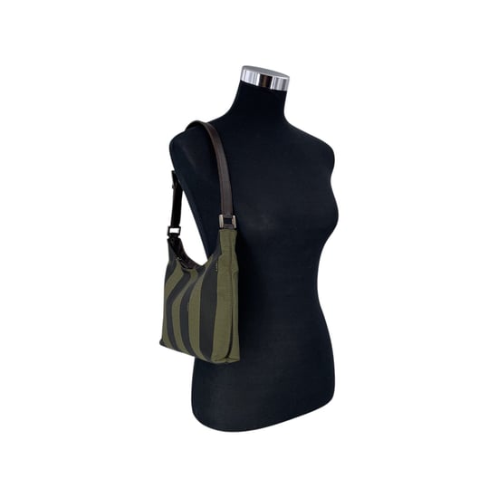 Fendi Vintage Cloth Shoulder Bag Pequin - Image 2