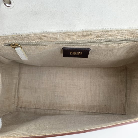 Fendi Leather Shoulder Bag Silvana - Image 5