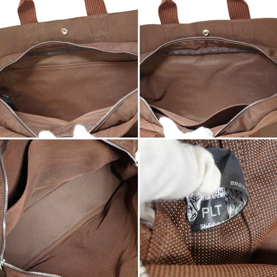 Hermes Vintage Cloth Shoulder Bag Herline - Image 5