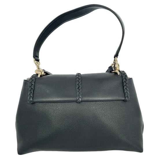 Chloé Medium Penelope Shoulder Bag in Black Calfskin Leather - Image 3