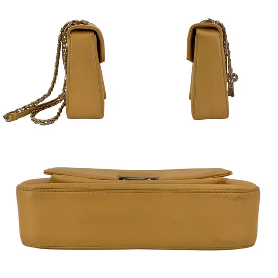 Fendi Leather Shoulder Bag Baguette - Image 4
