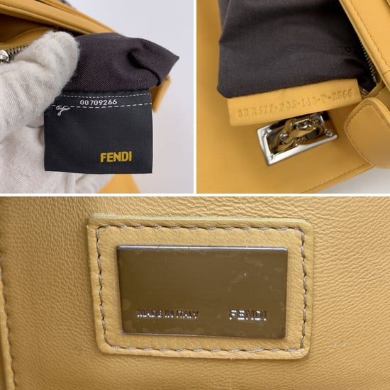 Fendi Leather Shoulder Bag Baguette - Image 6