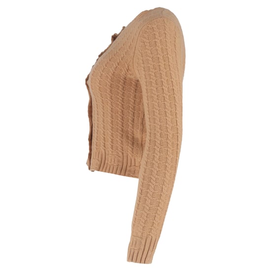 Chanel Cable Knit Cardigan in Brown Wool - Image 2