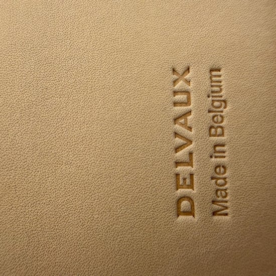 Delvaux texturerad kuvertväska i svart läder - Image 4