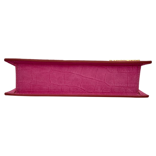 Jacquemus Le Chiquito Long Top-handle Bag in Pink Leather - Image 4