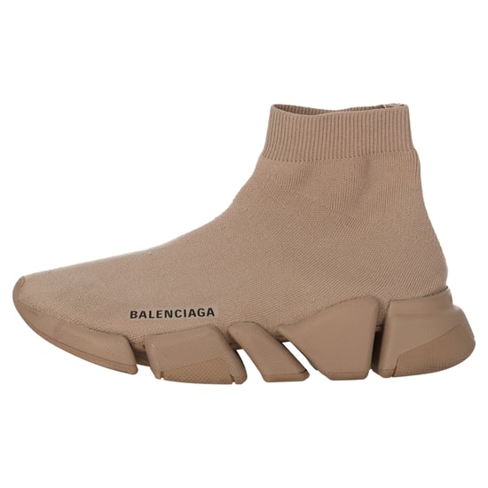 Balenciaga Speed 2.0 Trainer Shoes in Beige Polyester - Image 2