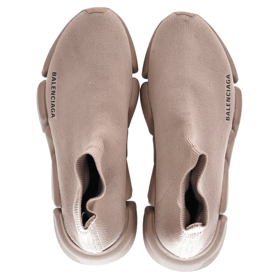 Balenciaga Speed 2.0 Trainer Shoes in Beige Polyester - Image 5
