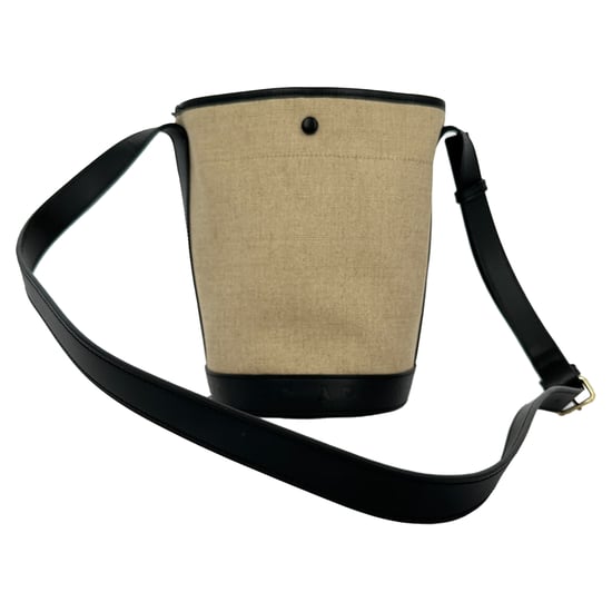 A.P.C. Helene Bucket Bag in Beige Jute Canvas - Image 2