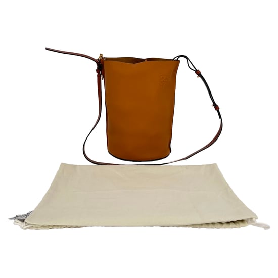 Loewe Gate Bucket Bag in Camel Leather - Image 1