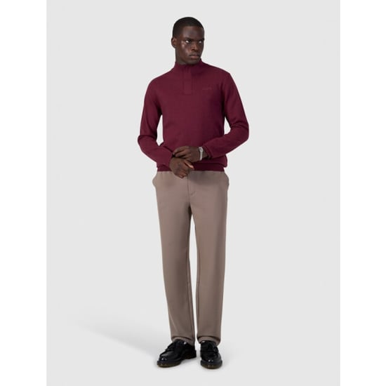 Pure Path 26030807 107 heren trui wine red half zip p - Image 2