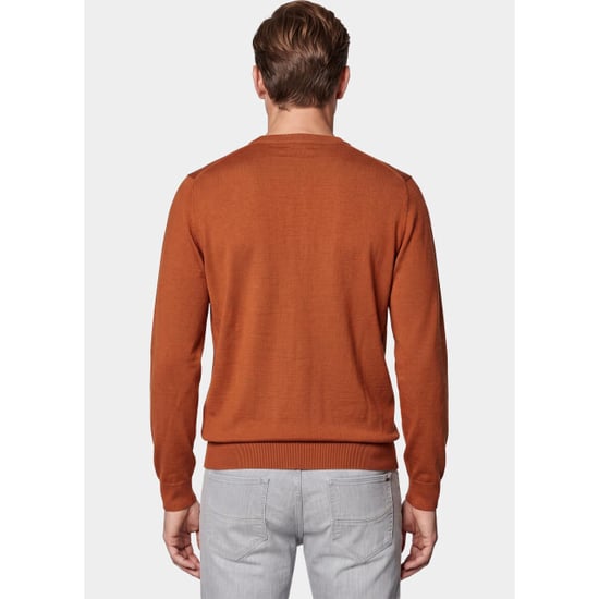 Bos Bright Blue Pullover heren o-hals 262/8042 roest - Image 3