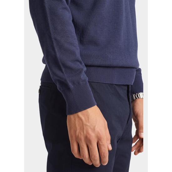 Bos Bright Blue Pullover heren v-hals 263/8189 navy - Image 3