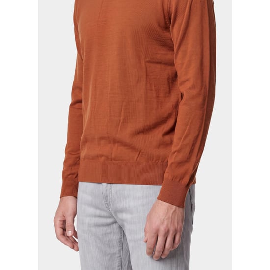 Bos Bright Blue Pullover heren o-hals 262/8042 roest - Image 5