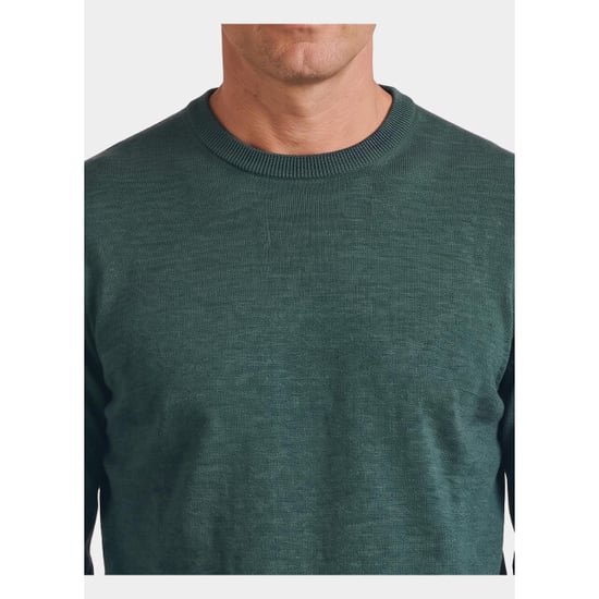 Bos Bright Blue Pullover heren o-hals 262/8142 d.green - Image 5