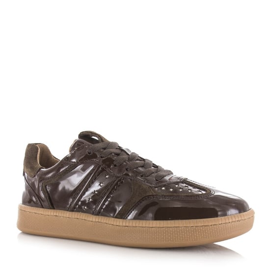 DWRS Label Mirabel verniz dark brown lage sneakers dames - Image 2