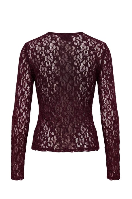 TRENDYOLMİLLA Dames Paars Effen Lang Getailleerd Blouses - Image 3
