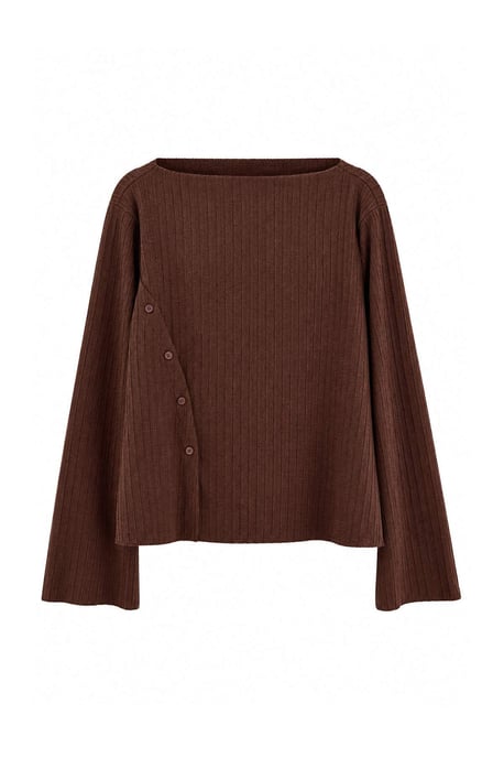 Trendyol Curve Dam Strukturerad Lång Figursydd Plus size Blusar - Image 1