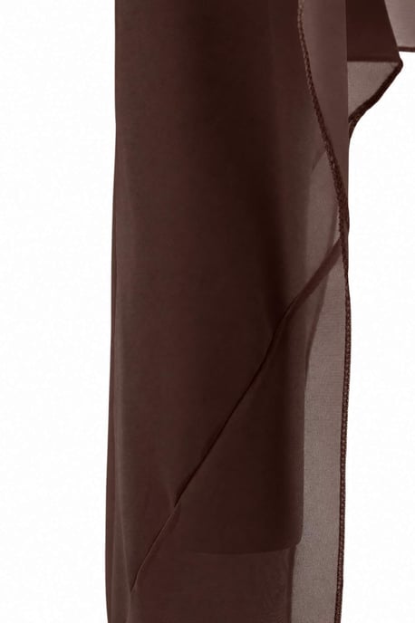 Trendyol Curve Dam Brun Enfärgad Lång Oversize Plus size Blusar - Image 3