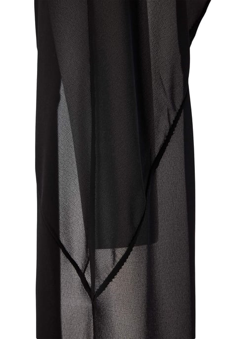 Trendyol Curve Dam Svart Enfärgad Lång Oversize Plus size Blusar - Image 5